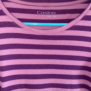 FITTED LONG SLEEVE STRIPE SHIRT